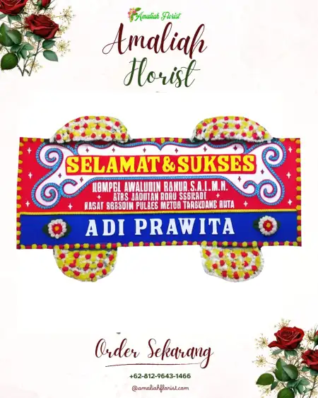 Papan Bunga Ucapan Selamat Wonotunggal